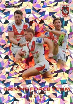 2023 NRL Traders Titanium - Driving Force Team Priority #DFTP13 St. George-Illawarra Dragons Front